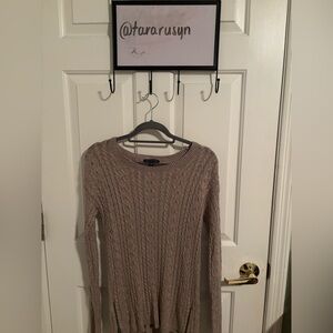 Tan Lightweight Knitted Sweater